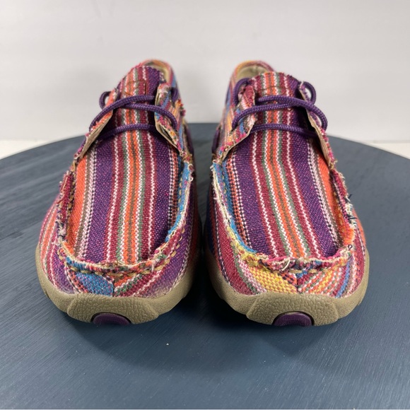 Twisted X Driving Moc Purple Serape Women’s 8 - Picture 2 of 8